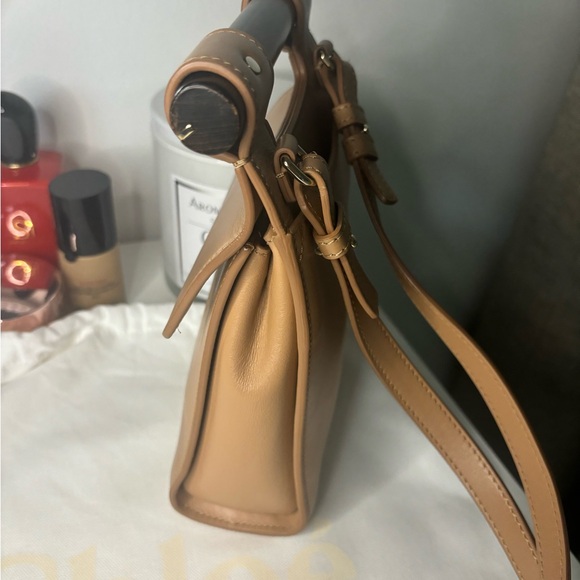 Chloe taupe magda top handle bag . Authentic - Picture 10 of 16